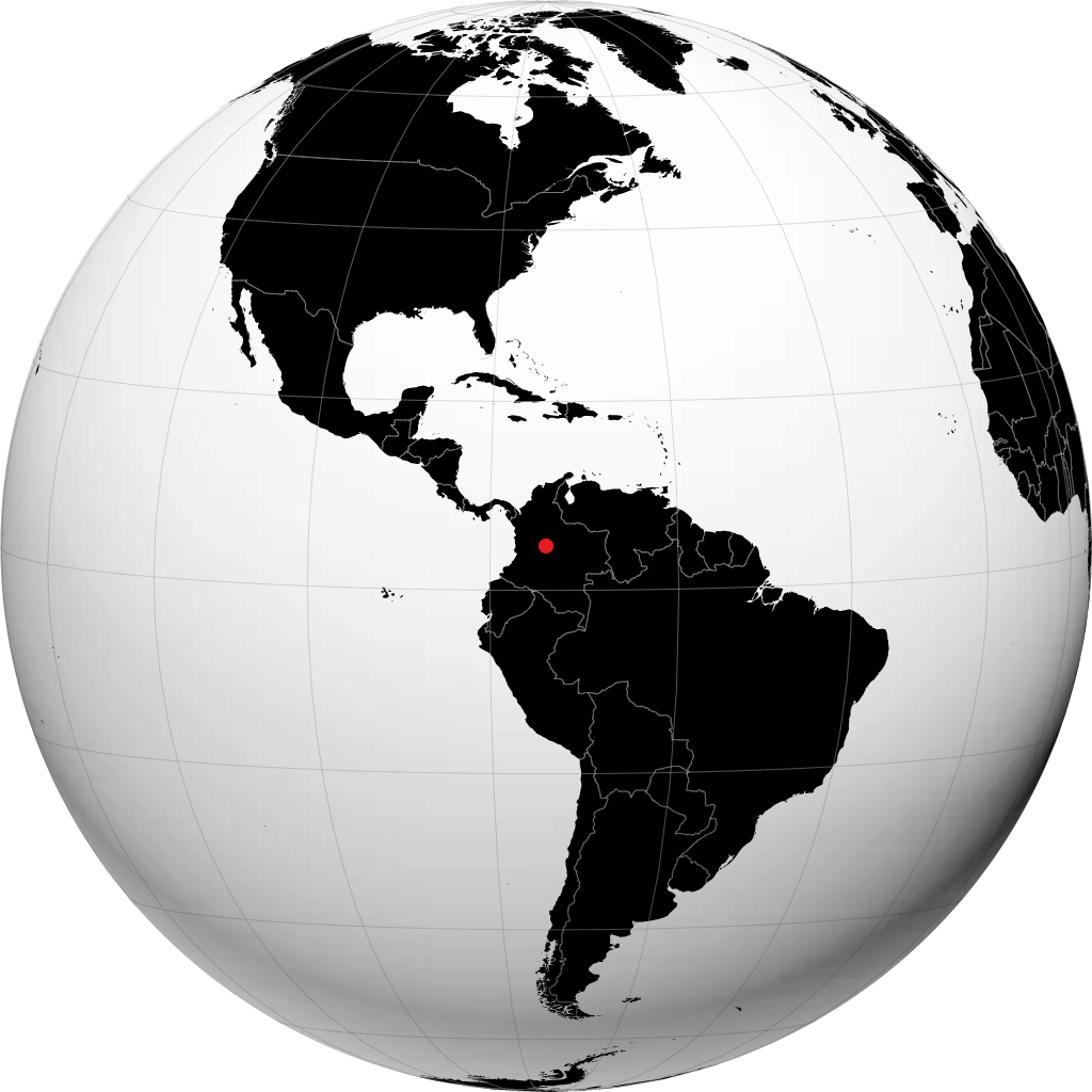 Bogotá trên quả địa cầu