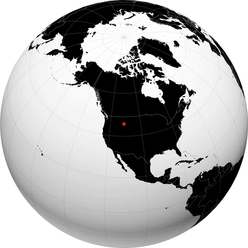 Bozeman trên quả địa cầu