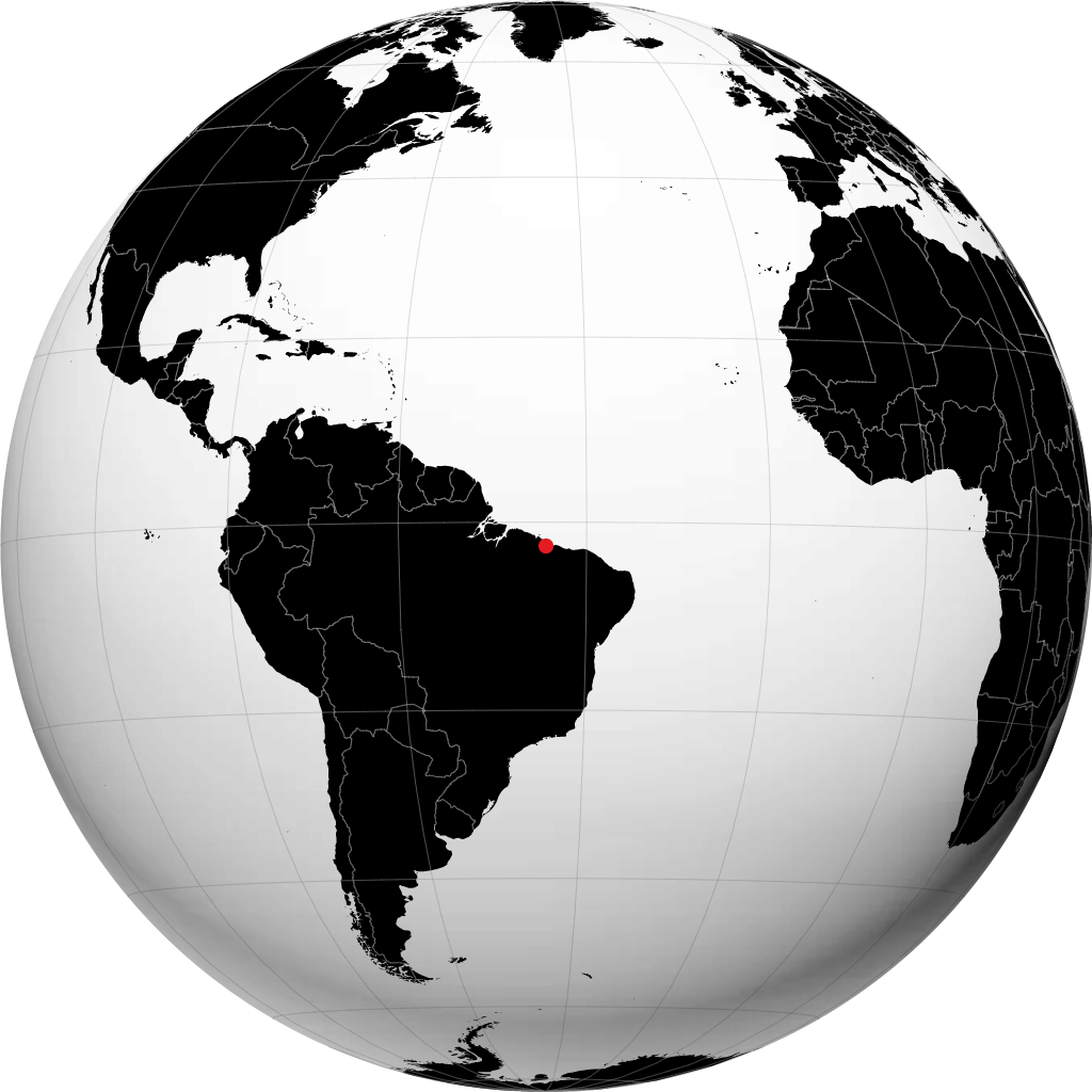 São Luís trên quả địa cầu