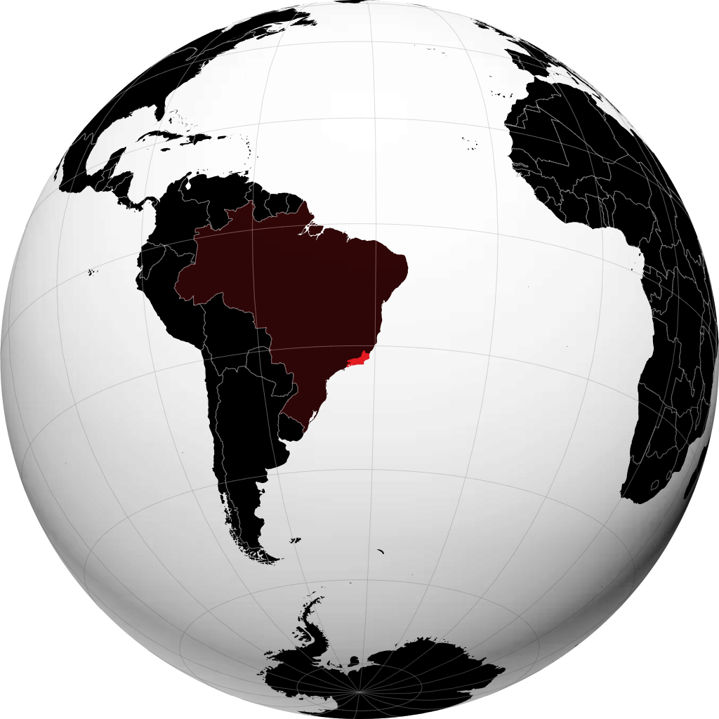 Bang Rio de Janeiro trên quả địa cầu