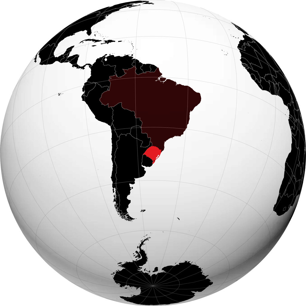 Bang Rio Grande do Sul trên quả địa cầu