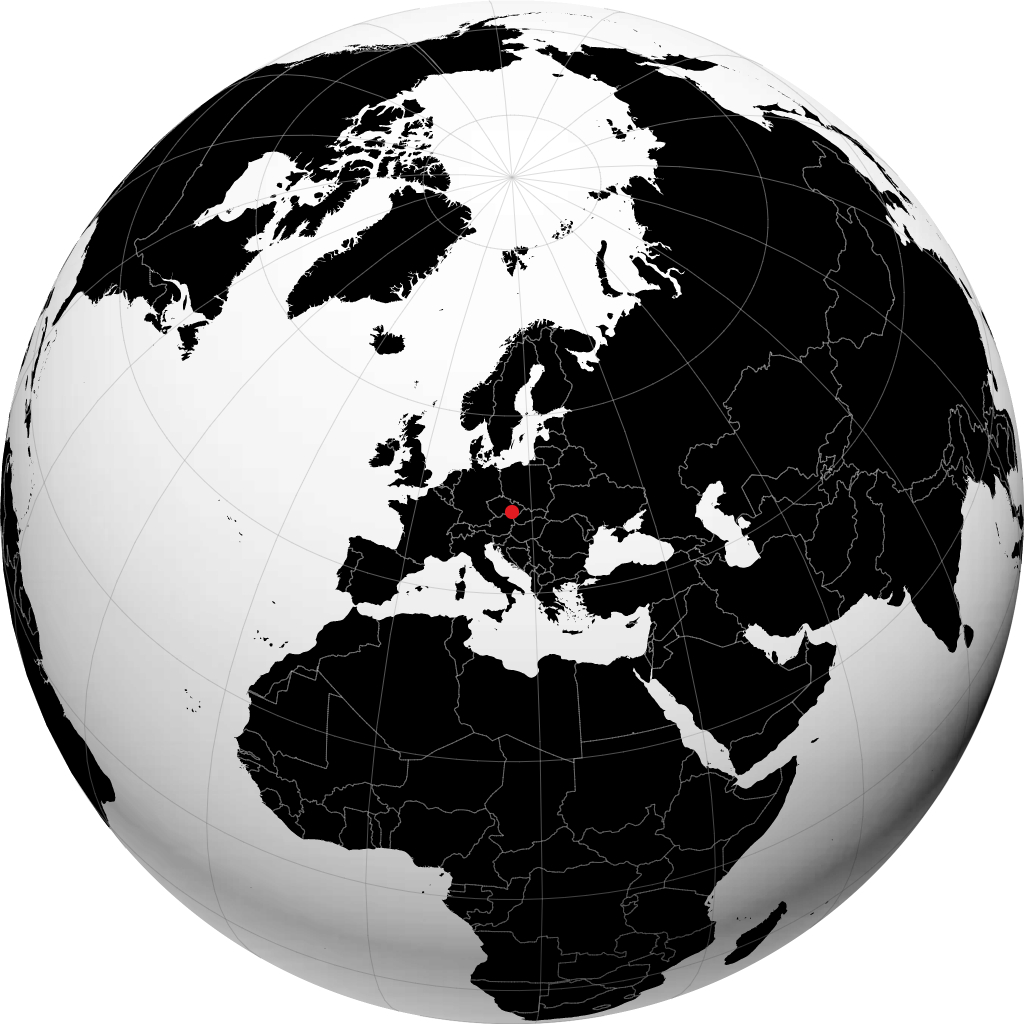 Brno trên quả địa cầu
