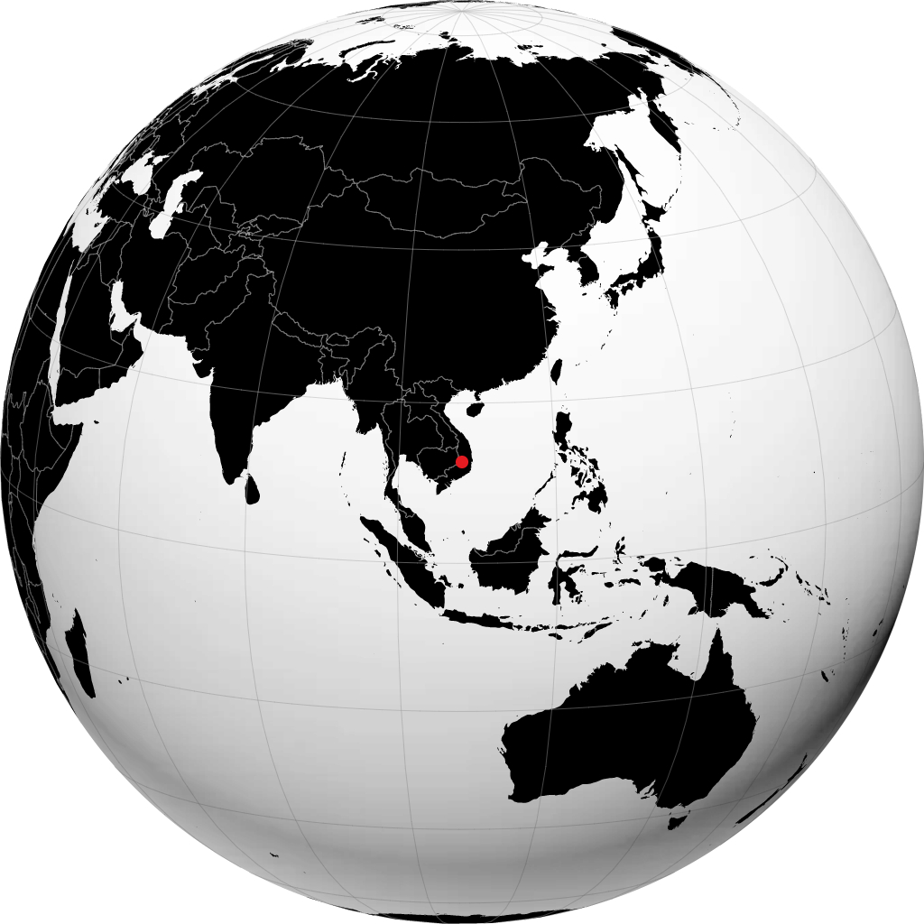 Buôn Ma Thuột trên quả địa cầu