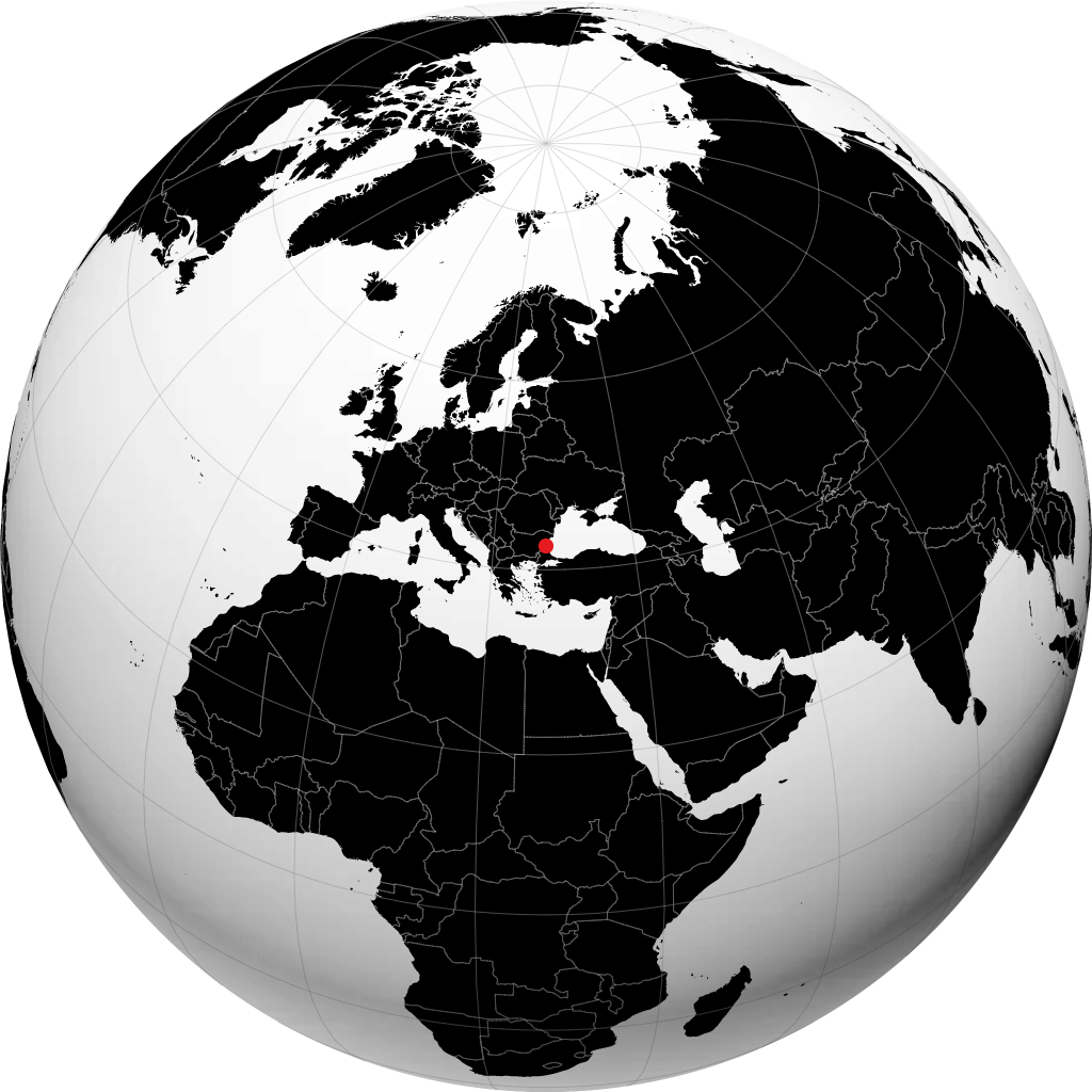 Burgas trên quả địa cầu