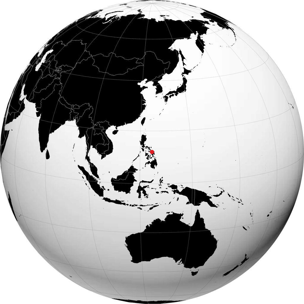 Calbayog trên quả địa cầu