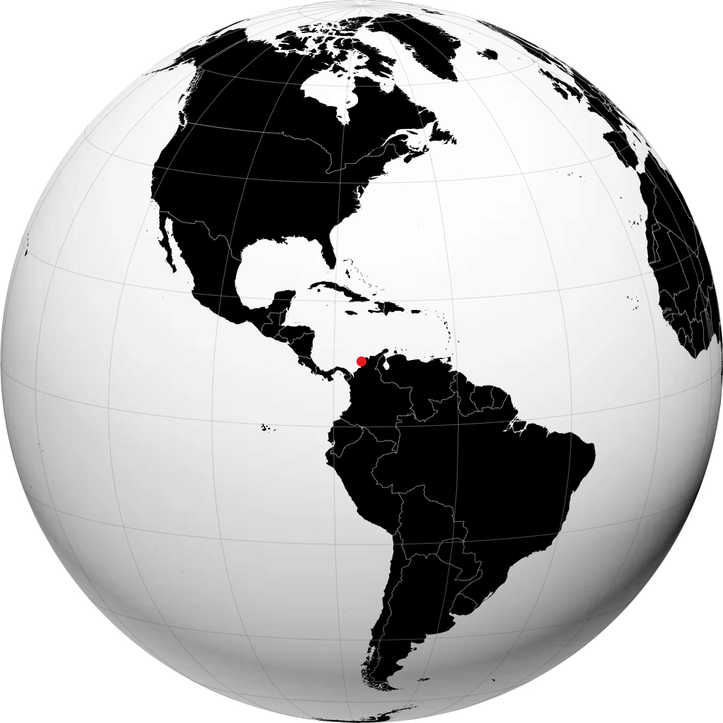 Cartagena trên quả địa cầu