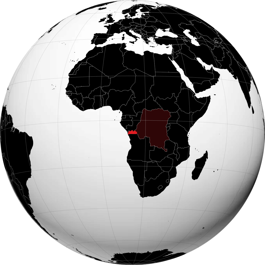 Tỉnh Bas-Congo trên quả địa cầu