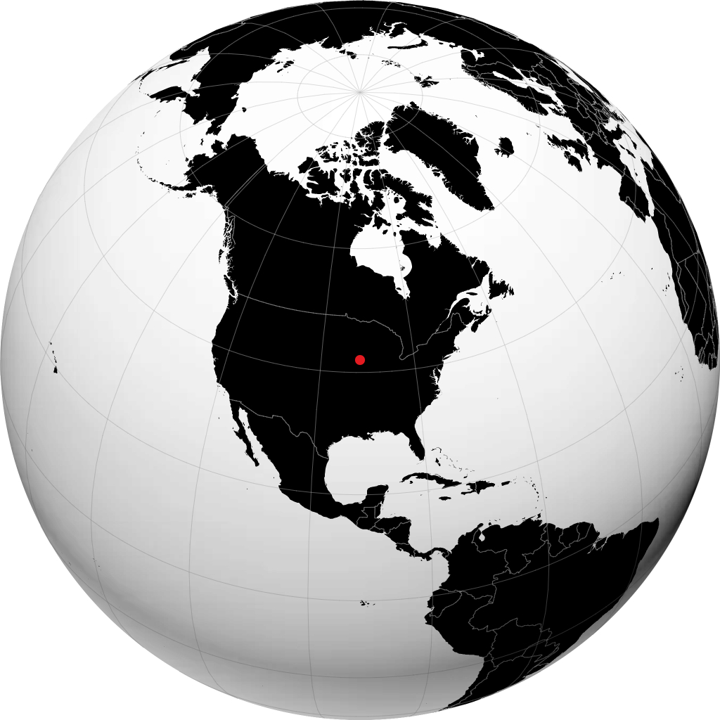 Cedar Rapids trên quả địa cầu