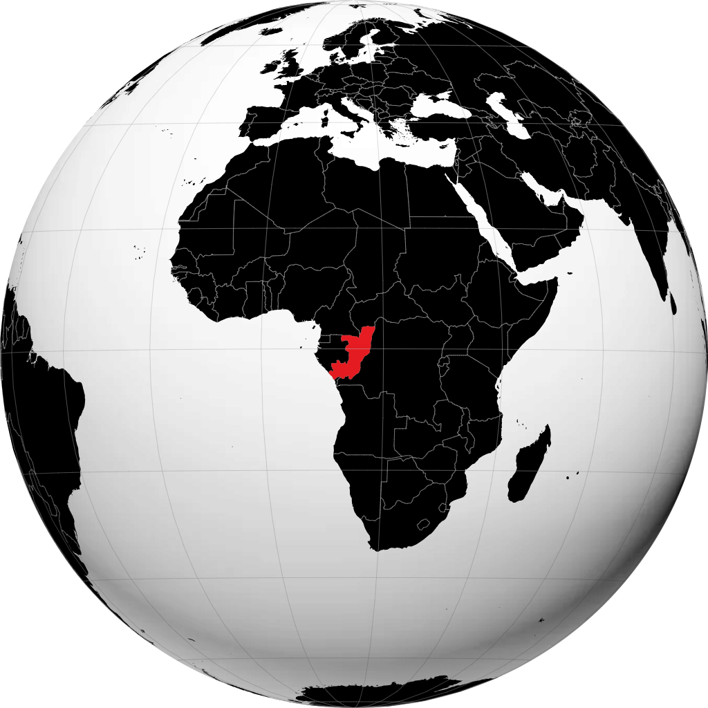 Congo trên quả địa cầu
