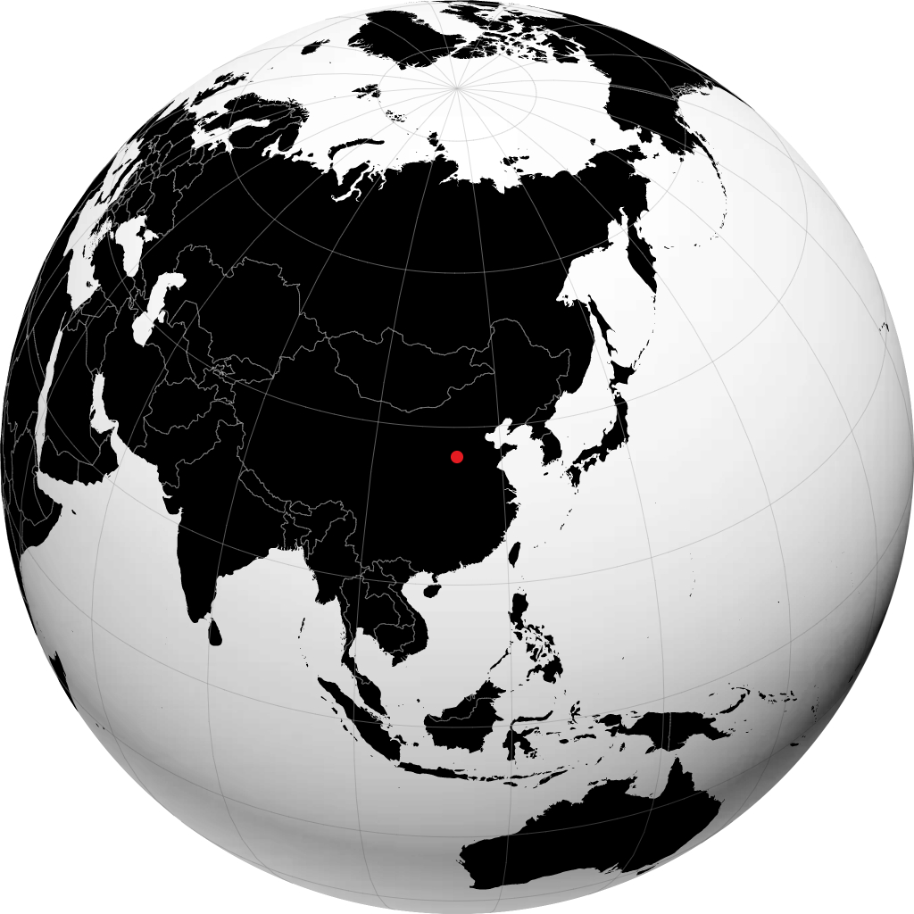 Changzhi trên quả địa cầu
