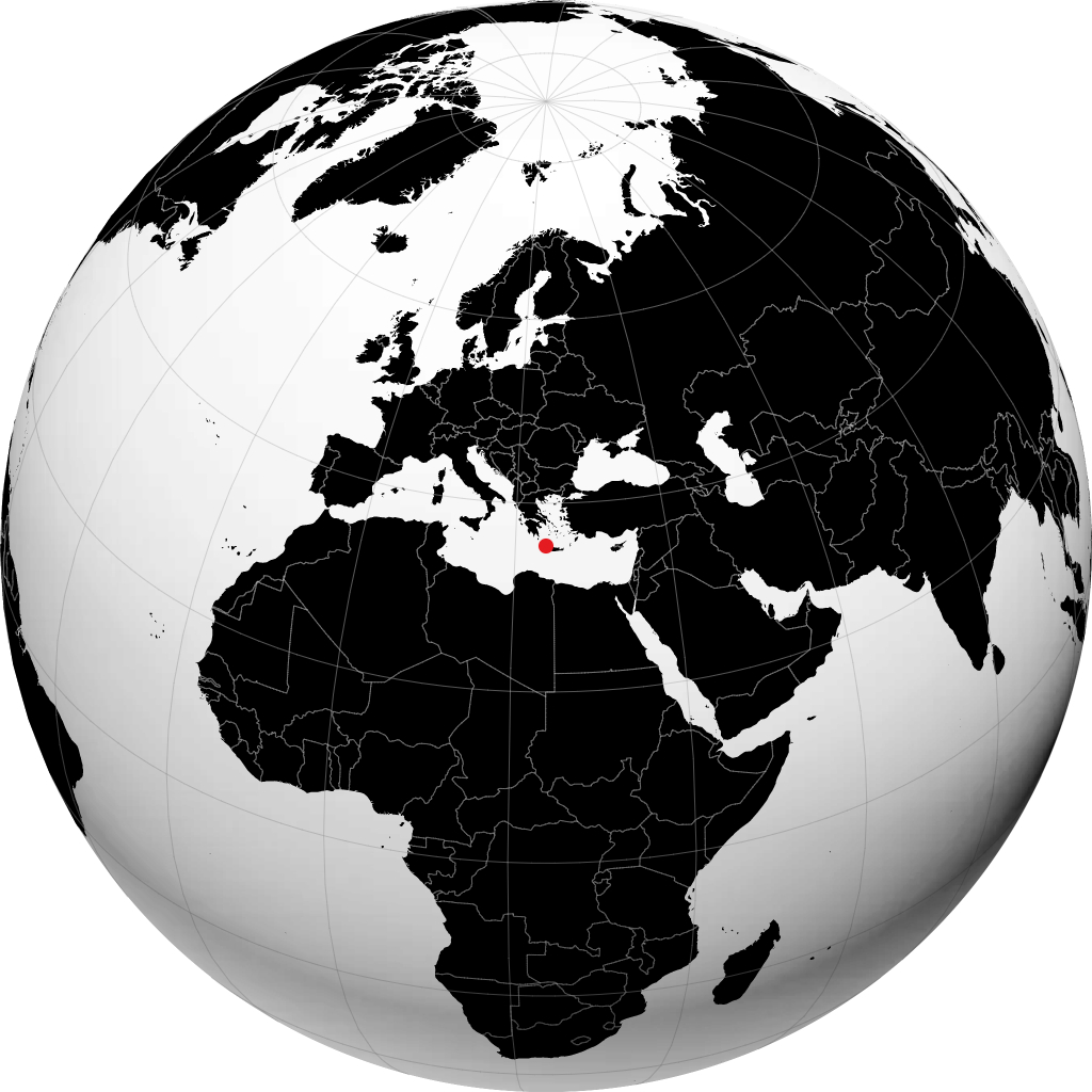 Chania trên quả địa cầu