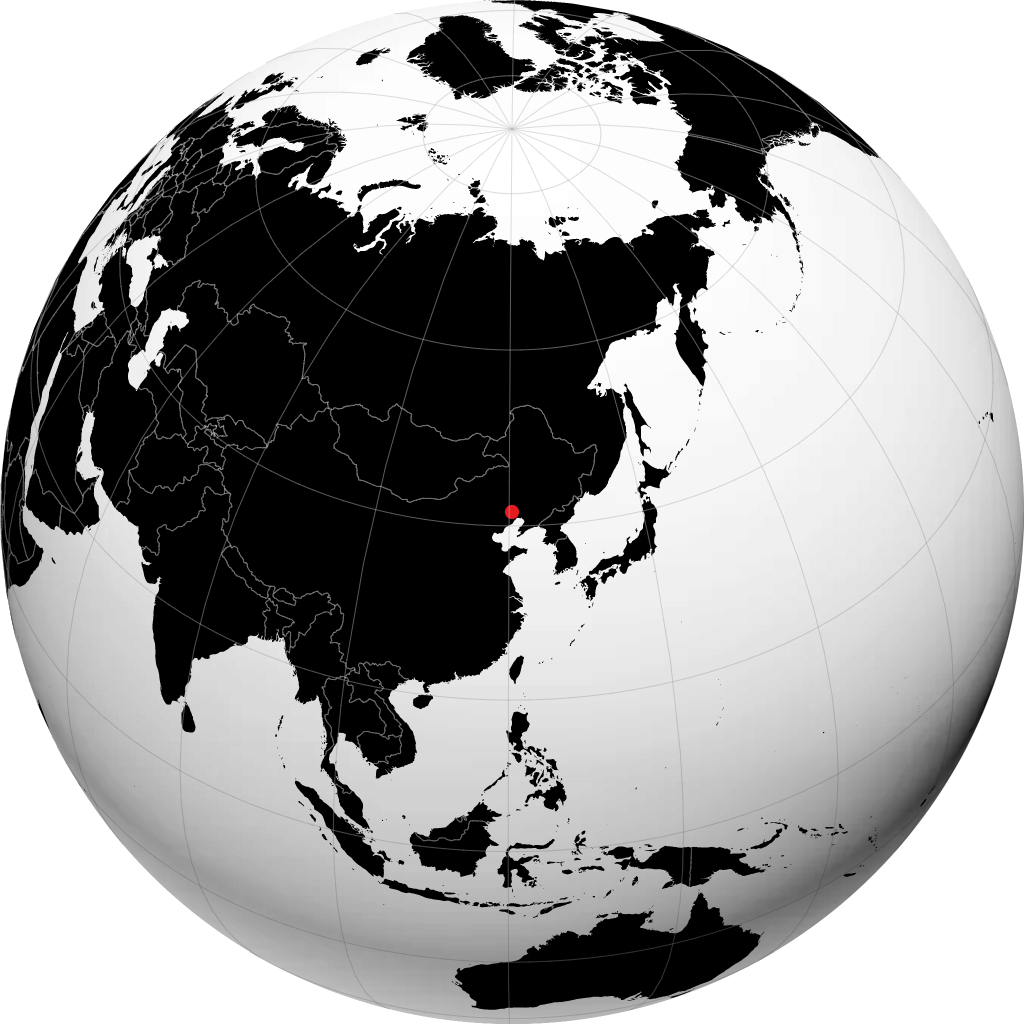 Chaoyang trên quả địa cầu
