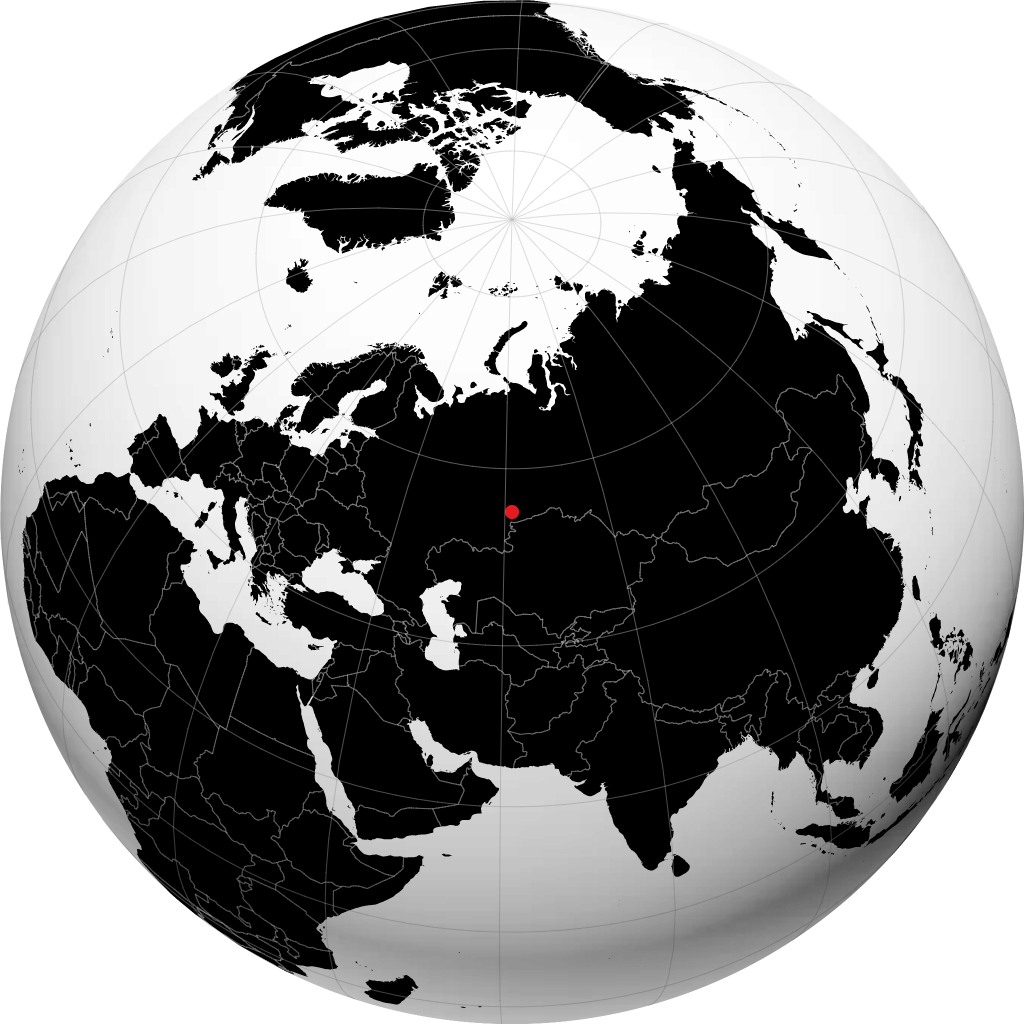 Chelyabinsk trên quả địa cầu