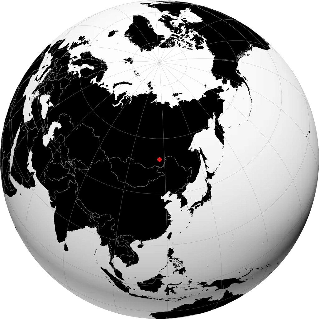 Chernyshevsk trên quả địa cầu