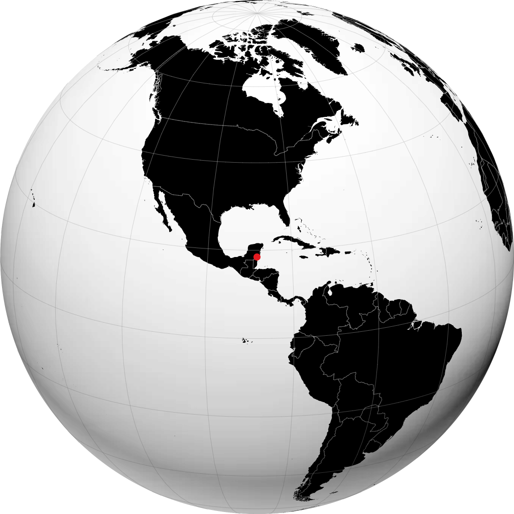 Chetumal trên quả địa cầu