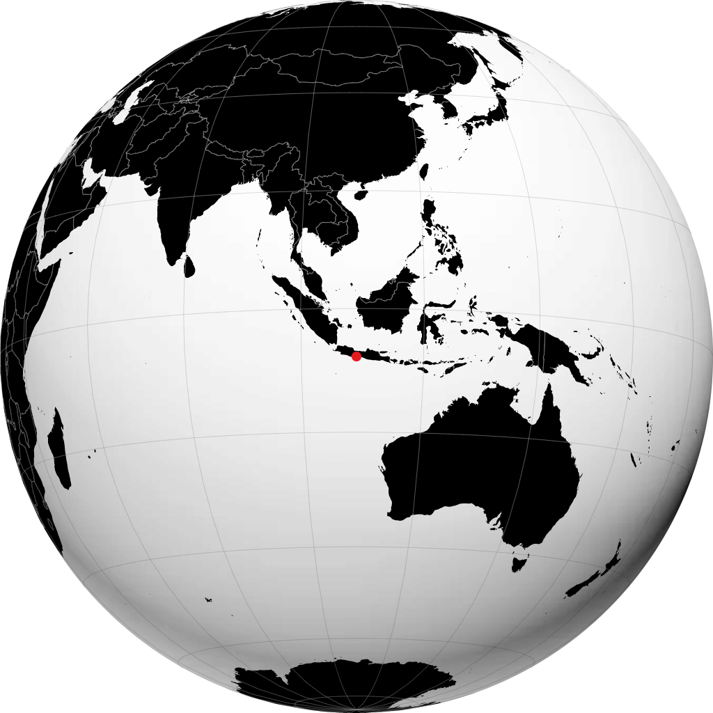 Cilacap trên quả địa cầu