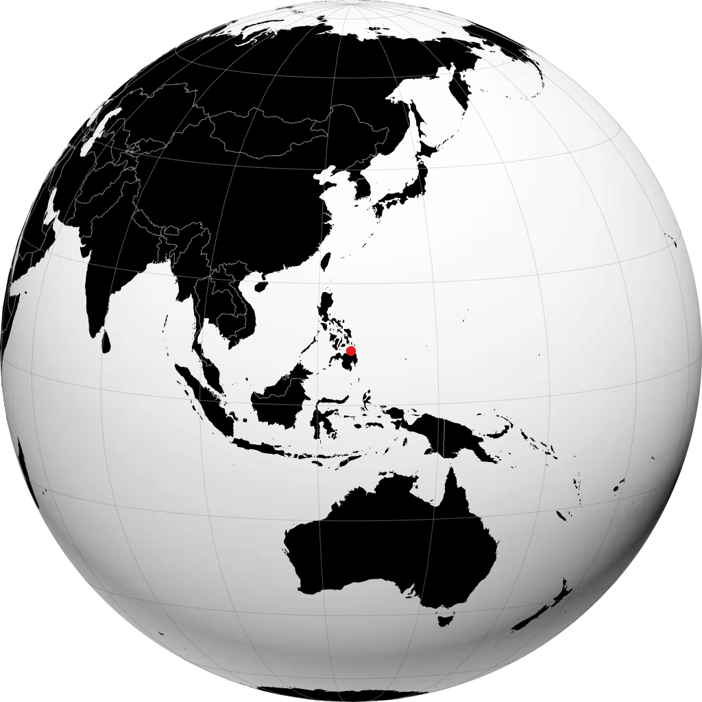 Butuan trên quả địa cầu