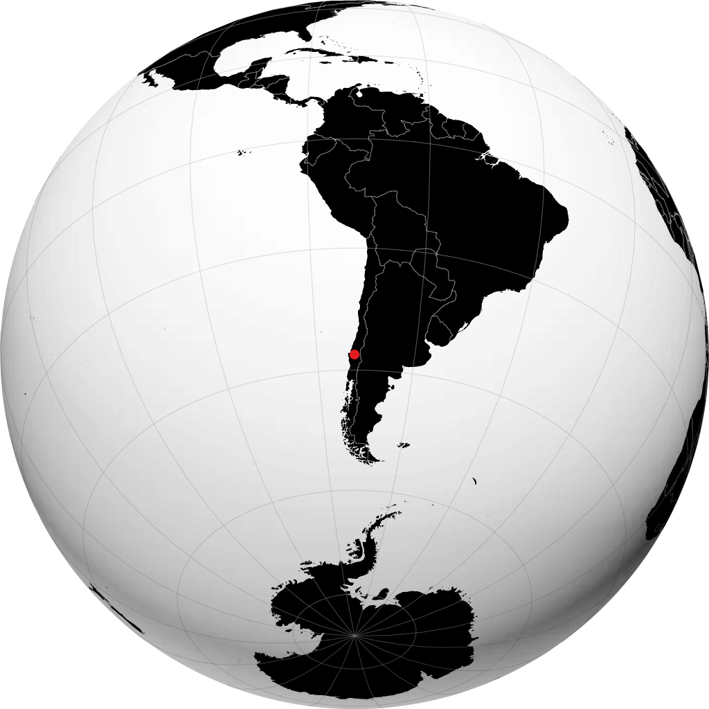 Los Ángeles trên quả địa cầu