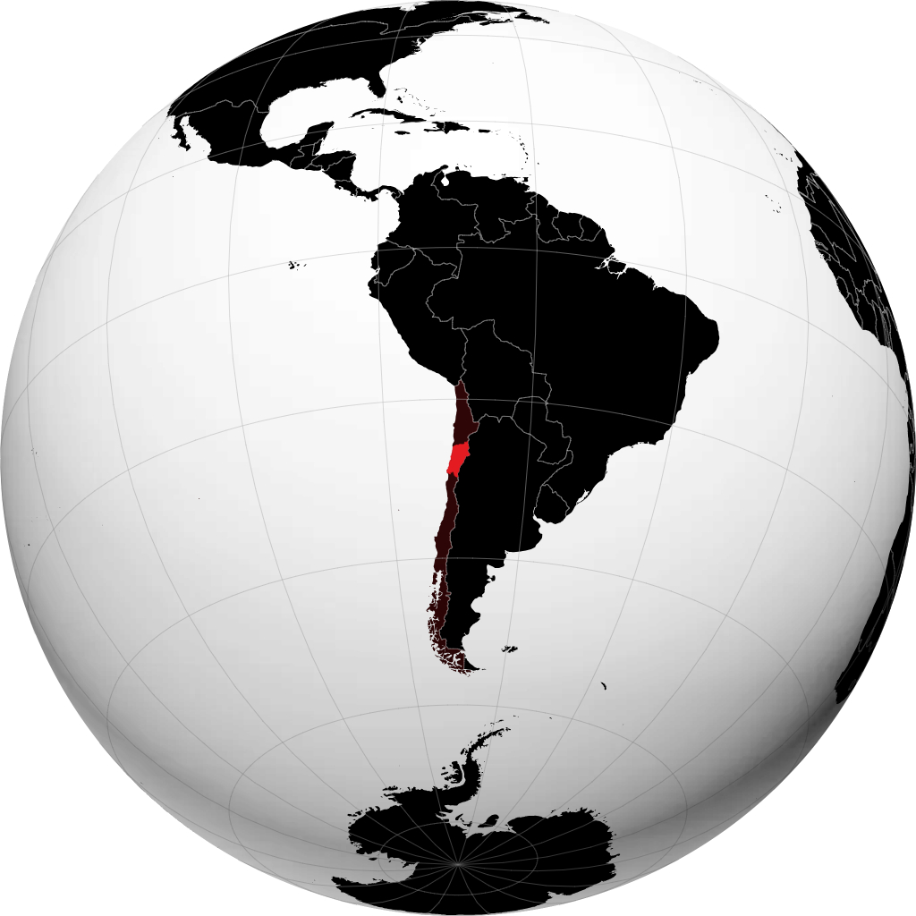 Vùng Atacama trên quả địa cầu
