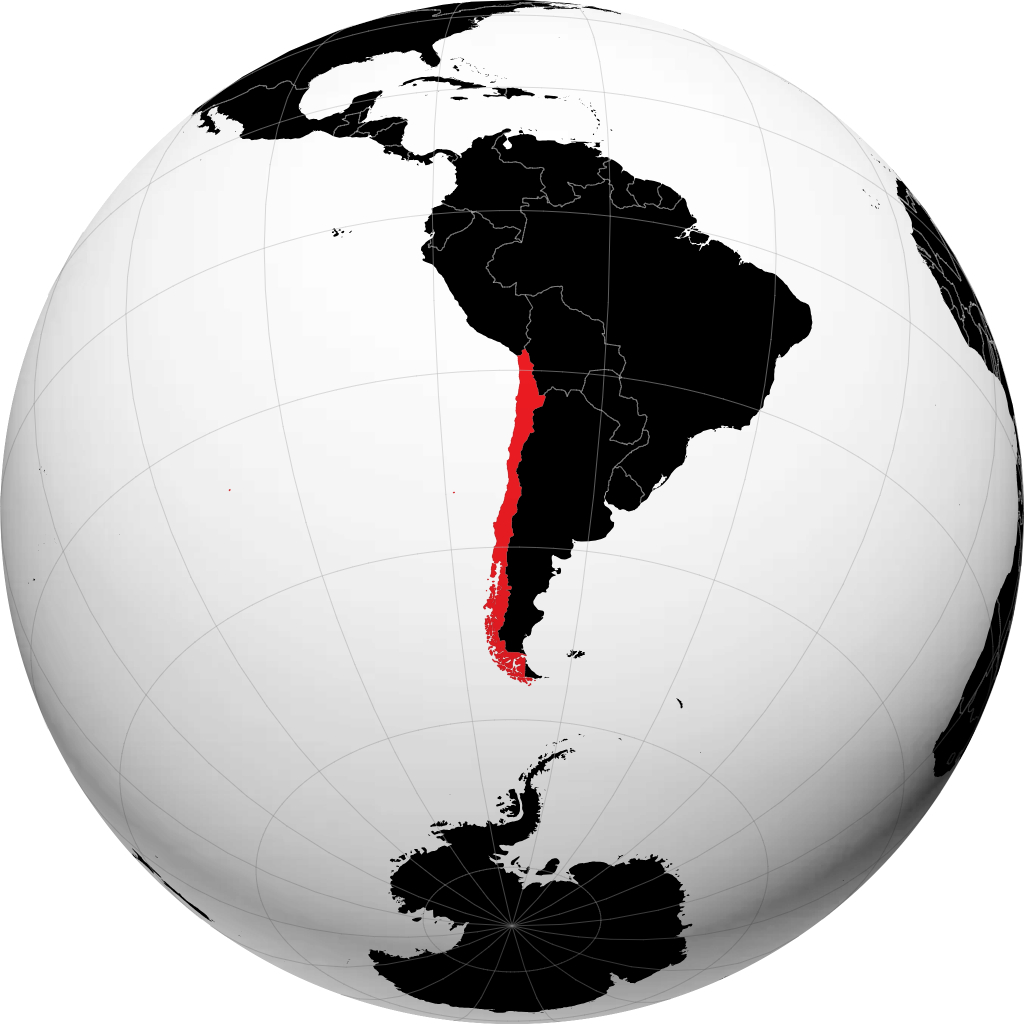 Chile trên quả địa cầu