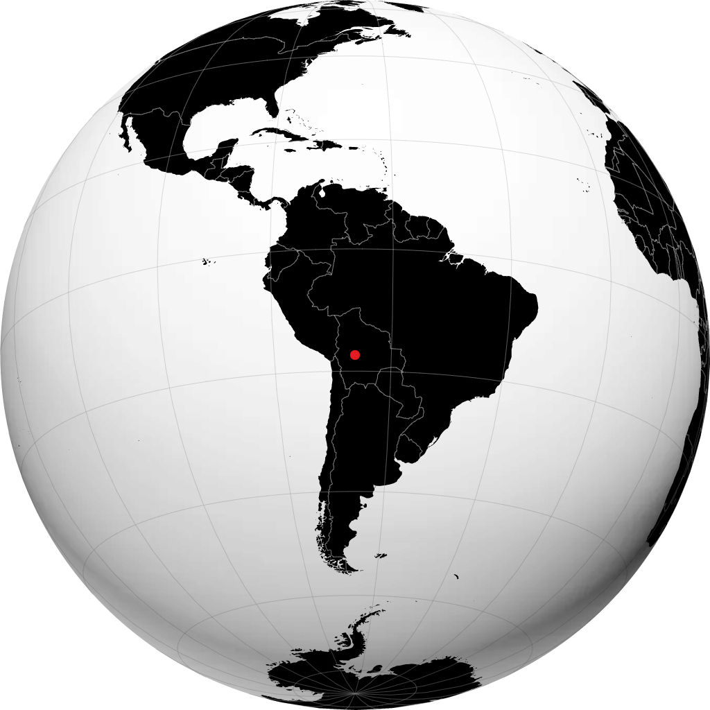 Cochabamba trên quả địa cầu