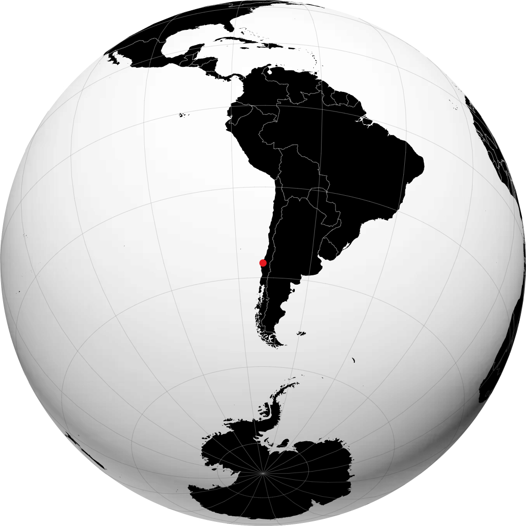 Concepción trên quả địa cầu