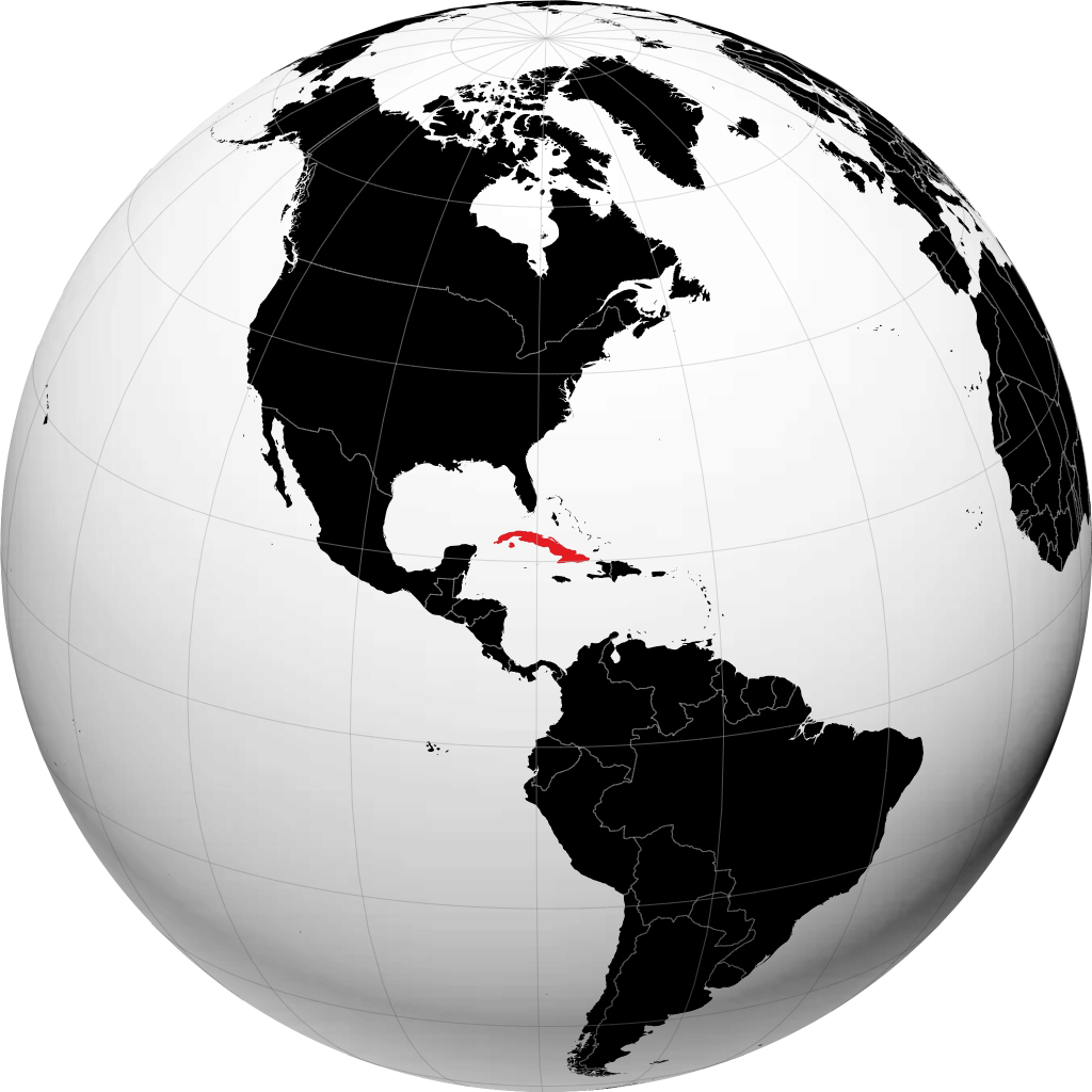Cuba trên quả địa cầu