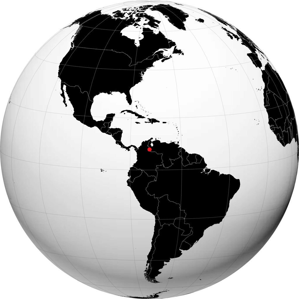Cúcuta trên quả địa cầu