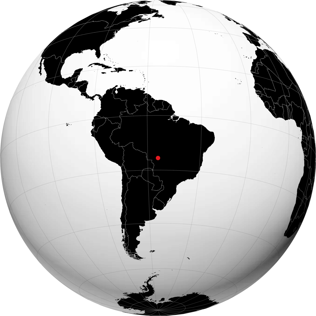 Cuiabá trên quả địa cầu