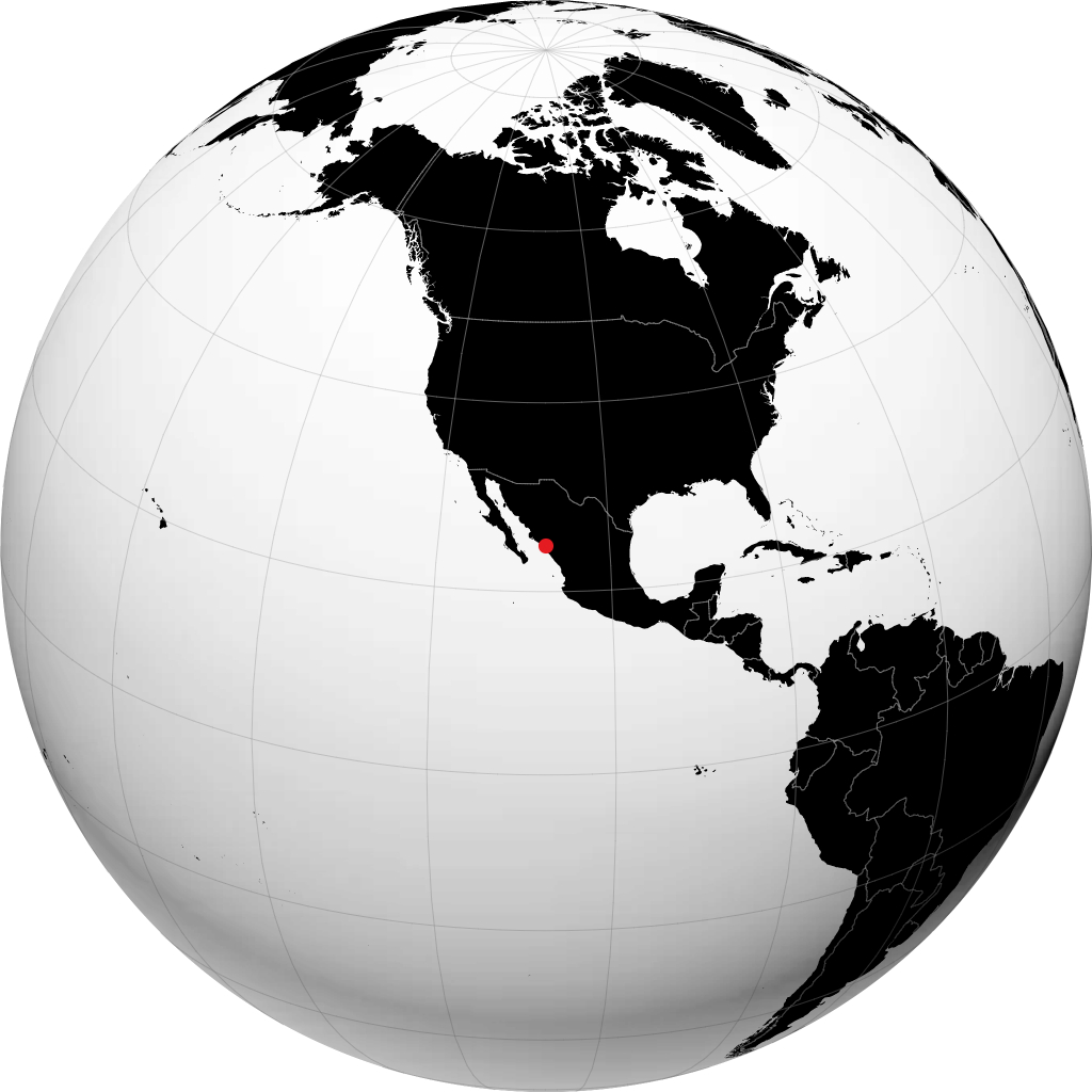 Culiacán trên quả địa cầu