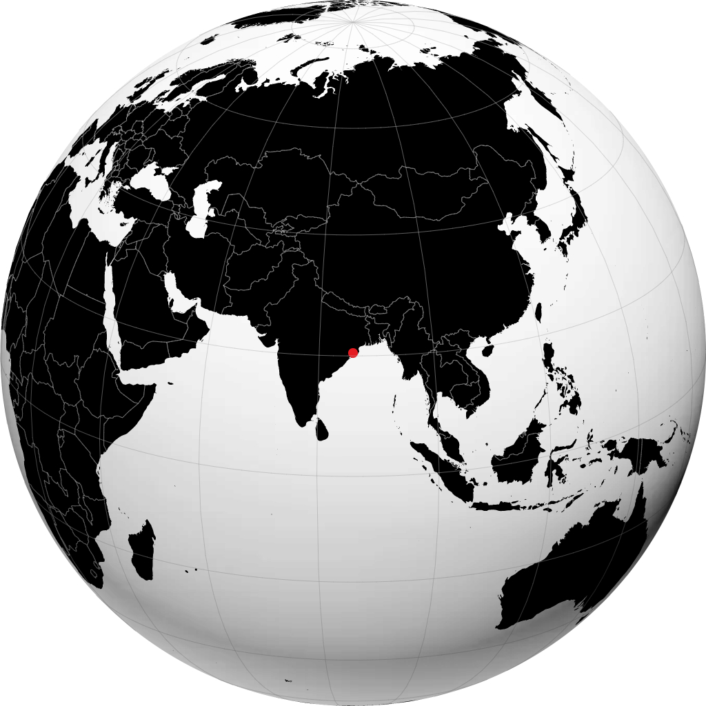 Cuttack trên quả địa cầu