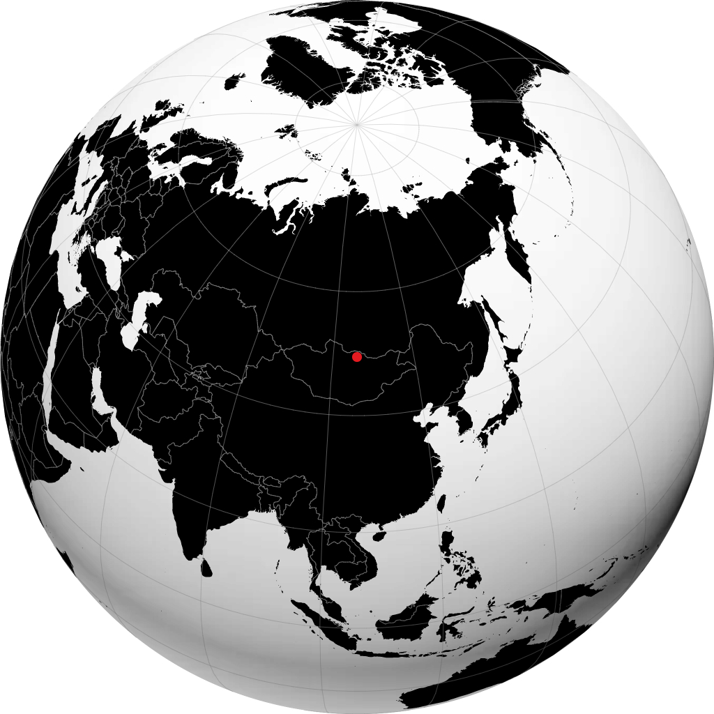 Darhan trên quả địa cầu