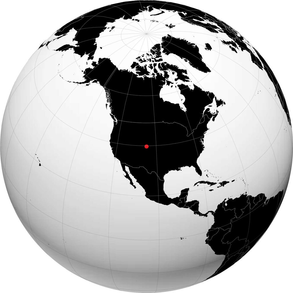 Denver trên quả địa cầu
