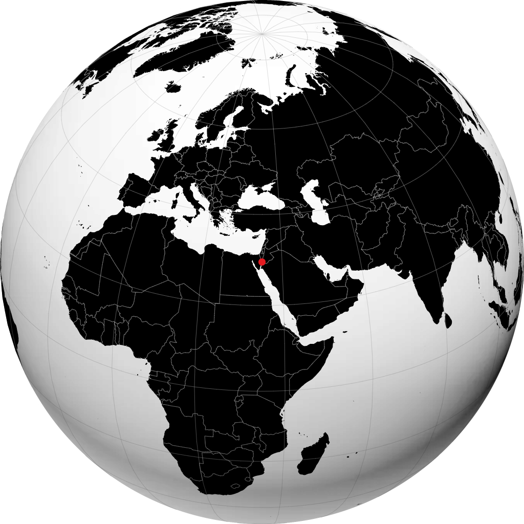 Eilat trên quả địa cầu