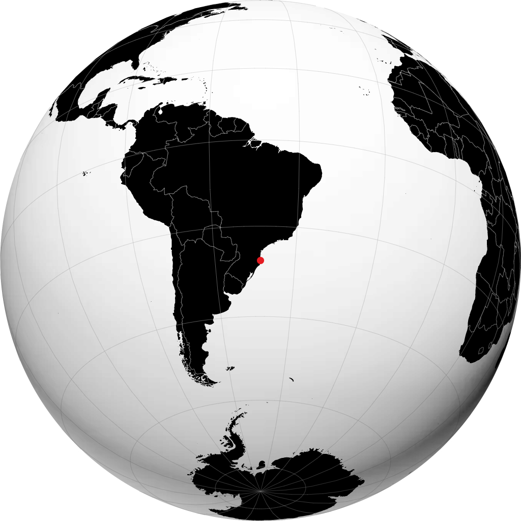Florianópolis trên quả địa cầu