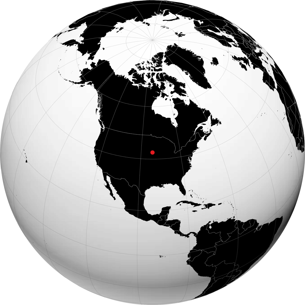 Fort Dodge trên quả địa cầu