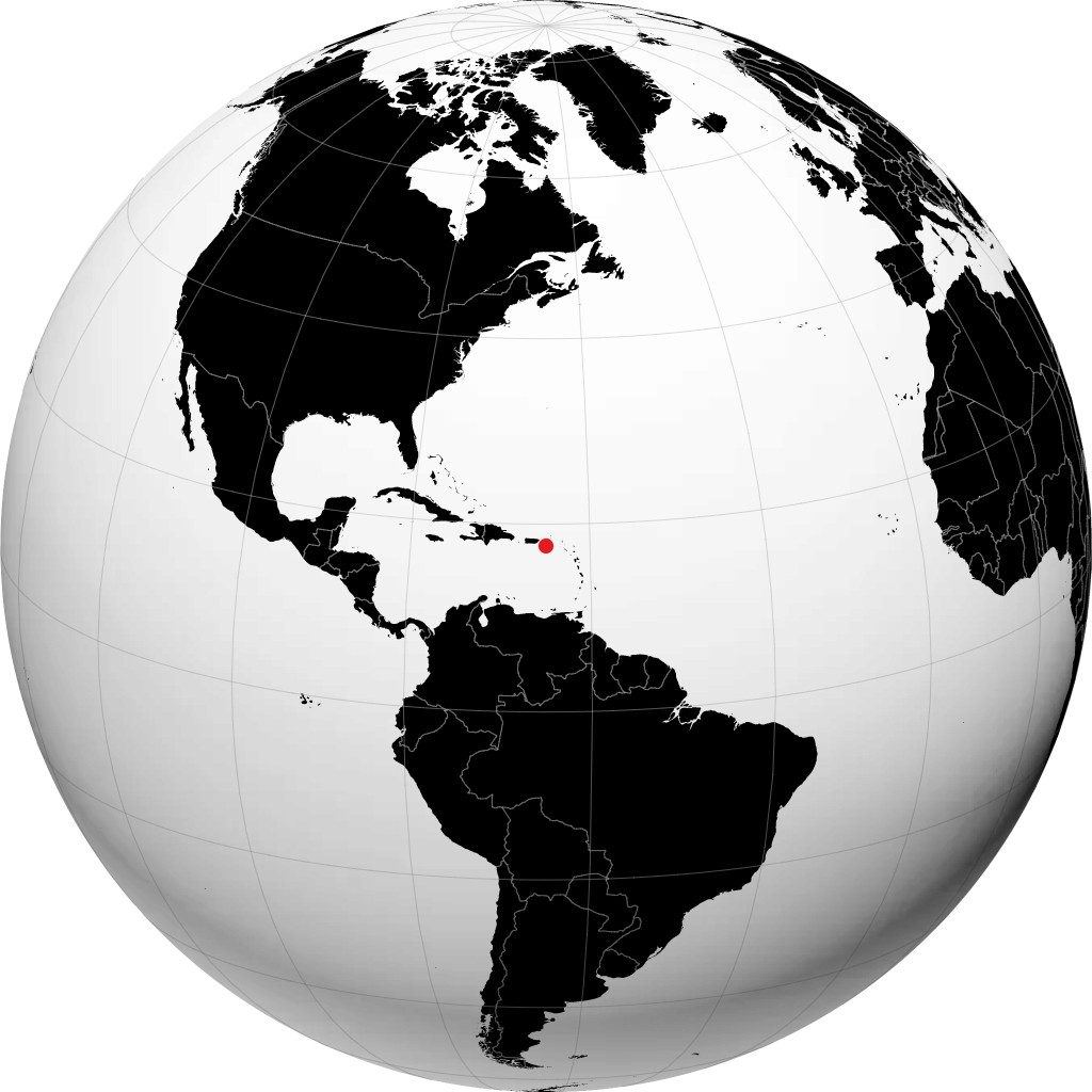Frederiksted trên quả địa cầu