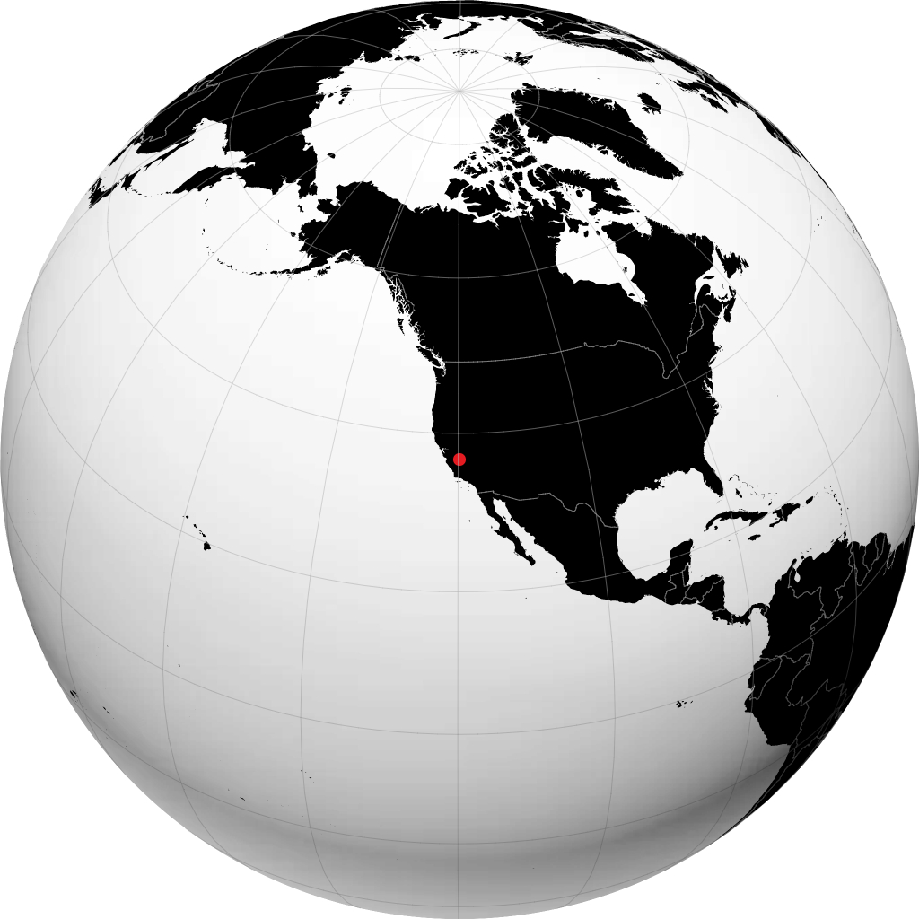 Fresno trên quả địa cầu