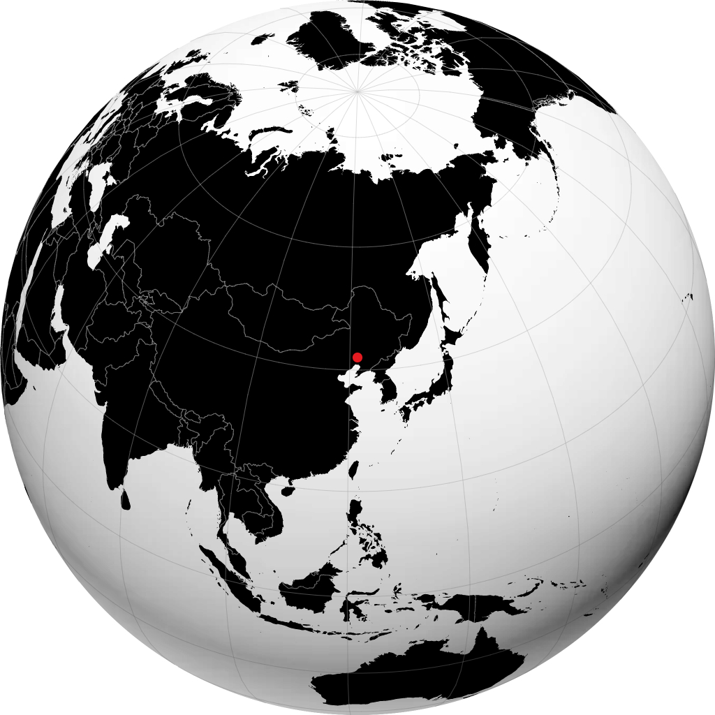 Fuxin trên quả địa cầu