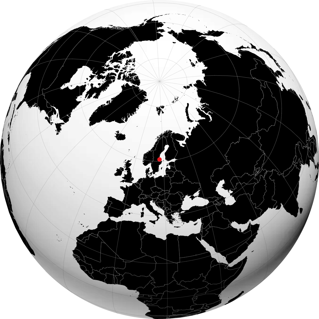 Gävle trên quả địa cầu