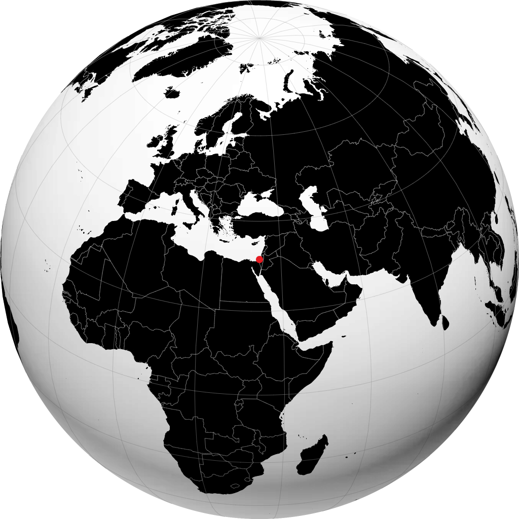 Gaza City trên quả địa cầu