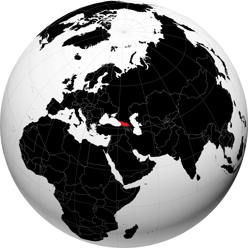 Georgia trên quả địa cầu