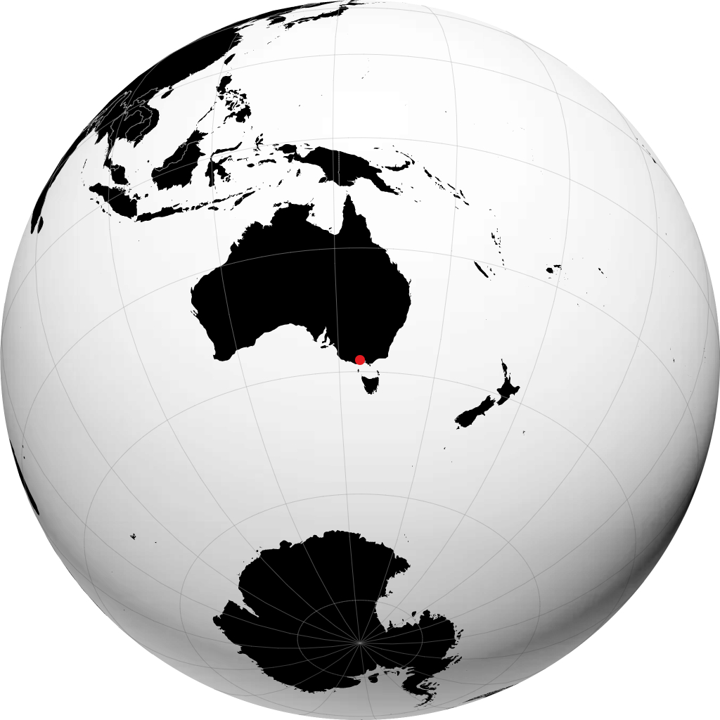 Geelong trên quả địa cầu