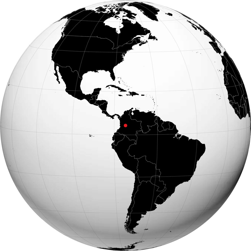 Girardot trên quả địa cầu