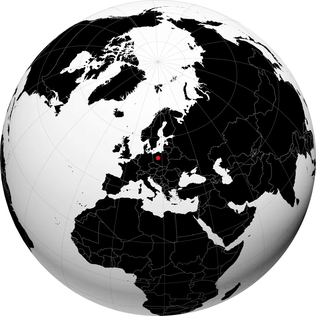 Gniezno trên quả địa cầu