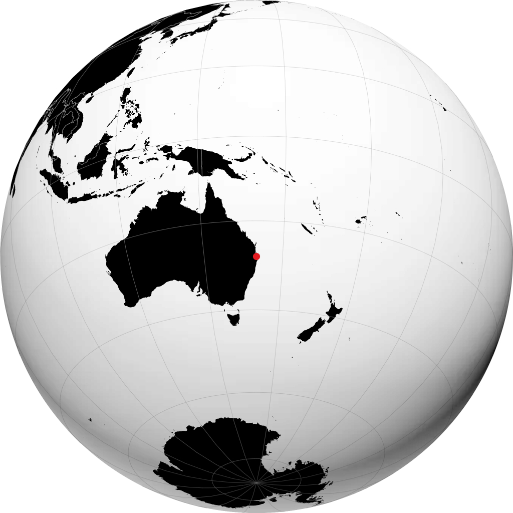 Gold Coast trên quả địa cầu