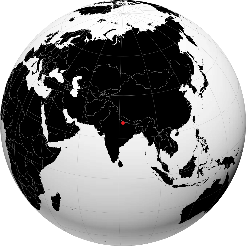 Gonda trên quả địa cầu