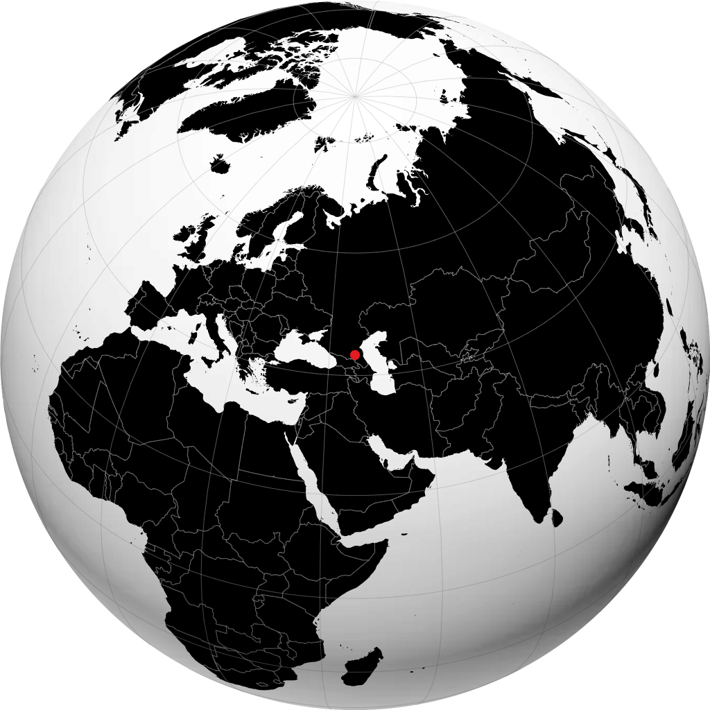 Grozny trên quả địa cầu