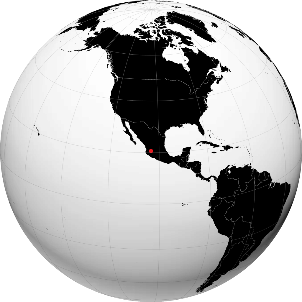 Guadalajara trên quả địa cầu