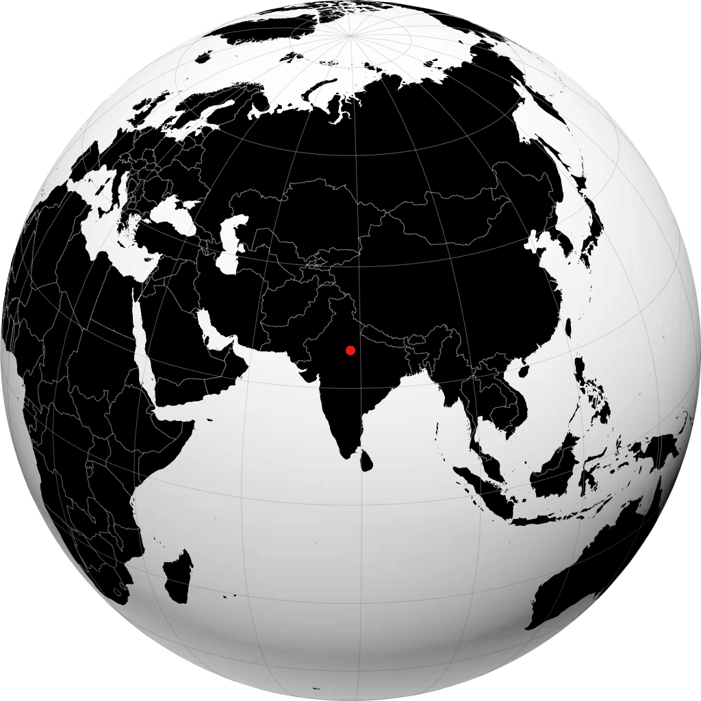 Gwalior trên quả địa cầu